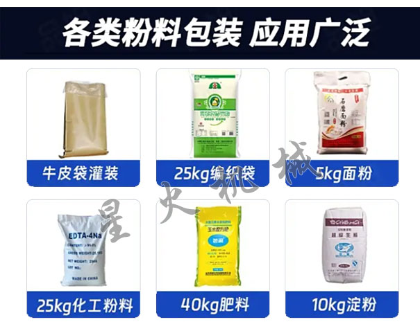 25公斤全脂乳粉自動稱重包裝機(jī)適用范圍